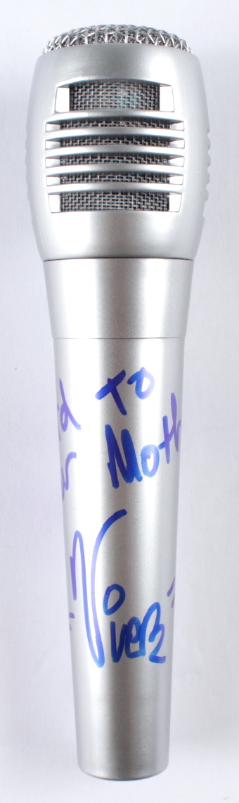 Vanilla Ice Signed Microphone Inscribed "Word To Your Mother" (JSA COA) at PristineAuction.com Vanilla Ice Signed Microphone Inscribed "Word To Your Mother" (JSA COA) at PristineAuction.com