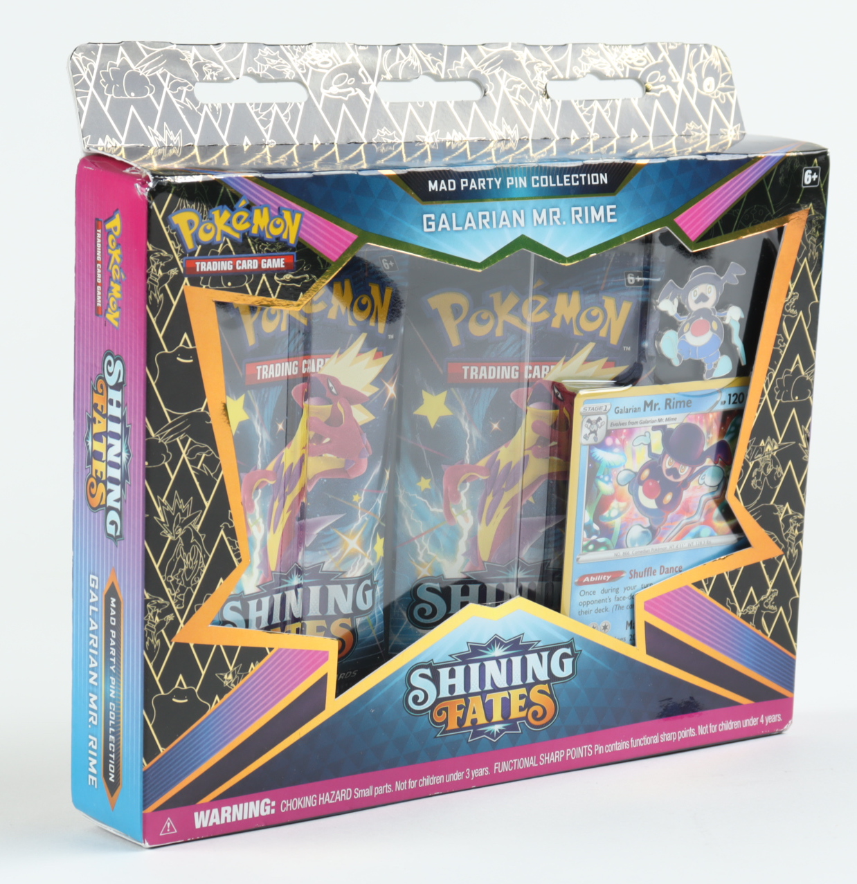Pokémon TCG: Shining Fates Mad Party Pin Collection – Galarian Mr. Rime at PristineAuction.com Pokémon TCG: Shining Fates Mad Party Pin Collection – Galarian Mr. Rime at PristineAuction.com