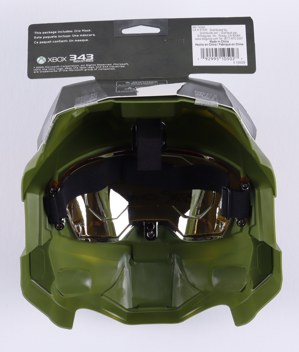 Steve Downes Signed "Halo" Master Chief Full-Size Helmet Mask Inscribed "Master Chief 117" (Radtke COA) at PristineAuction.com Steve Downes Signed "Halo" Master Chief Full-Size Helmet Mask Inscribed "Master Chief 117" (Radtke COA) at PristineAuction.com
