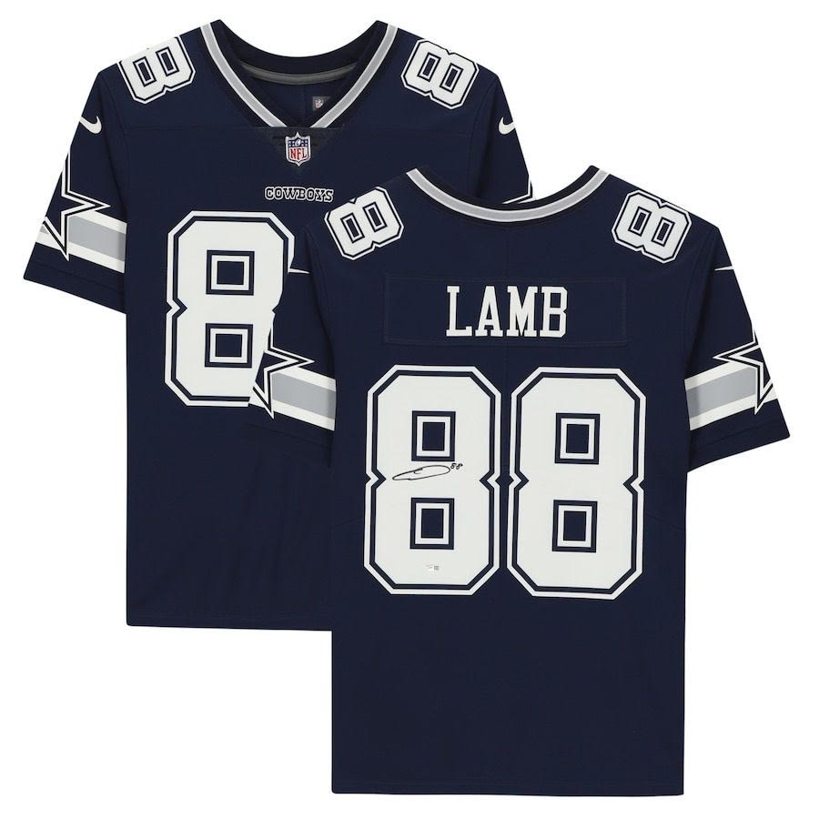 Cedarian "CeeDee" Lamb Signed Cowboys Jersey (Fanatics) at PristineAuction.com Cedarian "CeeDee" Lamb Signed Cowboys Jersey (Fanatics) at PristineAuction.com