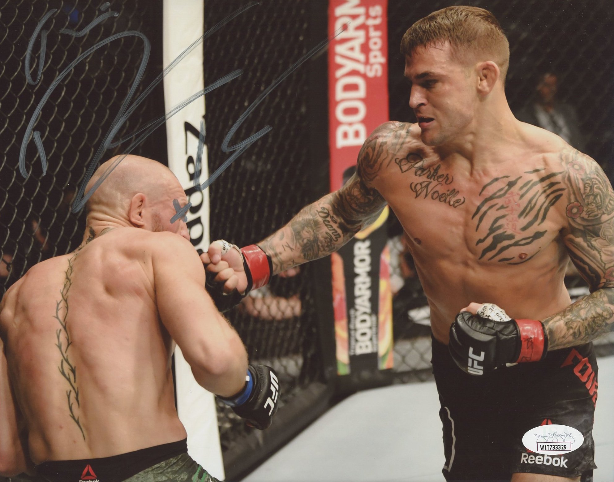 Dustin Poirier Signed 8x10 Photo Inscribed "The Diamond" (JSA COA) at PristineAuction.com Dustin Poirier Signed 8x10 Photo Inscribed "The Diamond" (JSA COA) at PristineAuction.com
