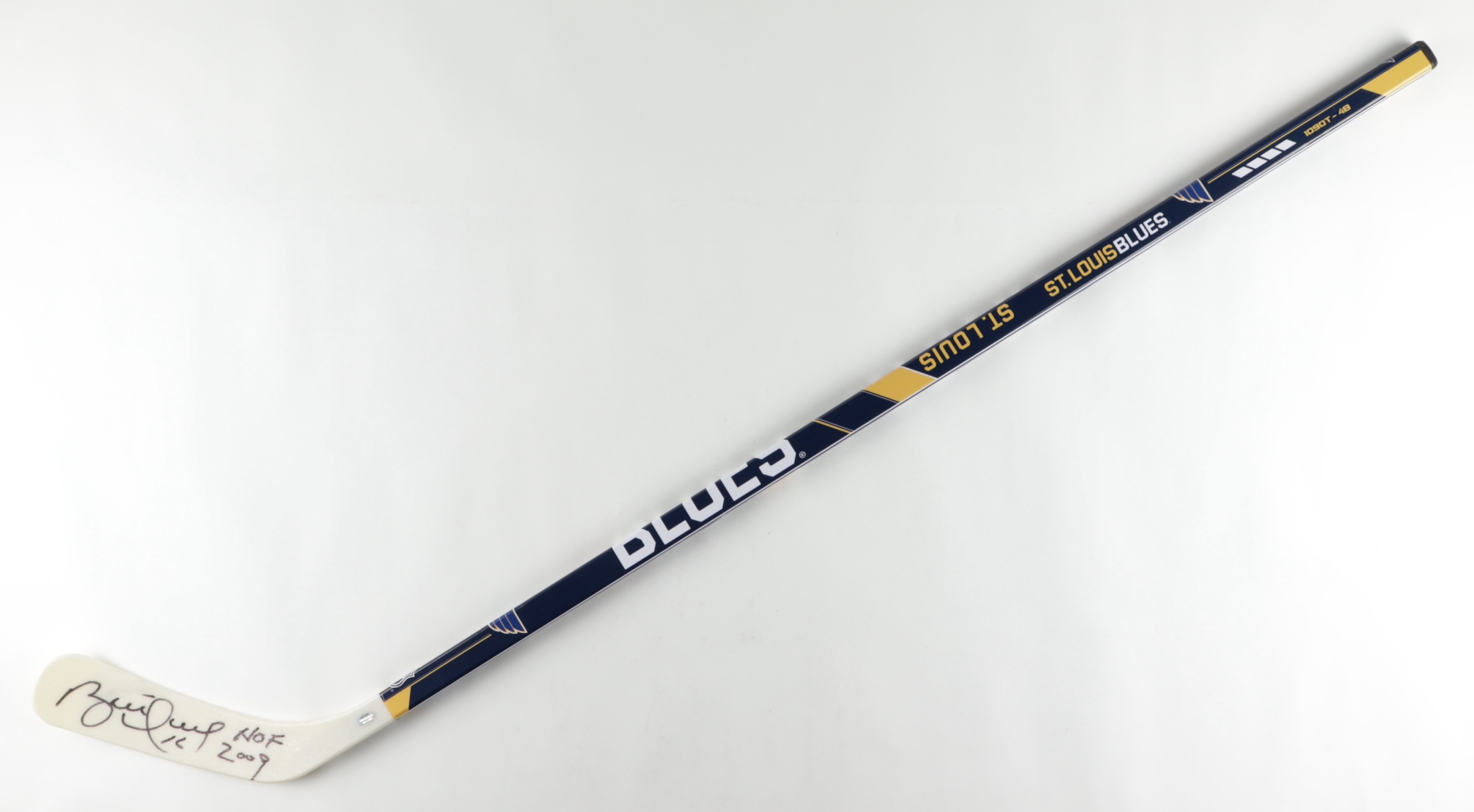Brett Hull Signed Franklin Hockey Stick Inscribed "HOF 2009" (Schwartz Sports COA) at PristineAuction.com Brett Hull Signed Franklin Hockey Stick Inscribed "HOF 2009" (Schwartz Sports COA) at PristineAuction.com