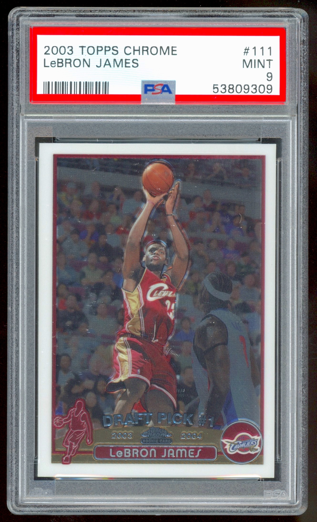 Mystery Ink PSA Graded NBA Rookie Card Mystery Box Pack – LeBron James 2003 Topps Chrome Edition! at PristineAuction.com Mystery Ink PSA Graded NBA Rookie Card Mystery Box Pack – LeBron James 2003 Topps Chrome Edition! at PristineAuction.com