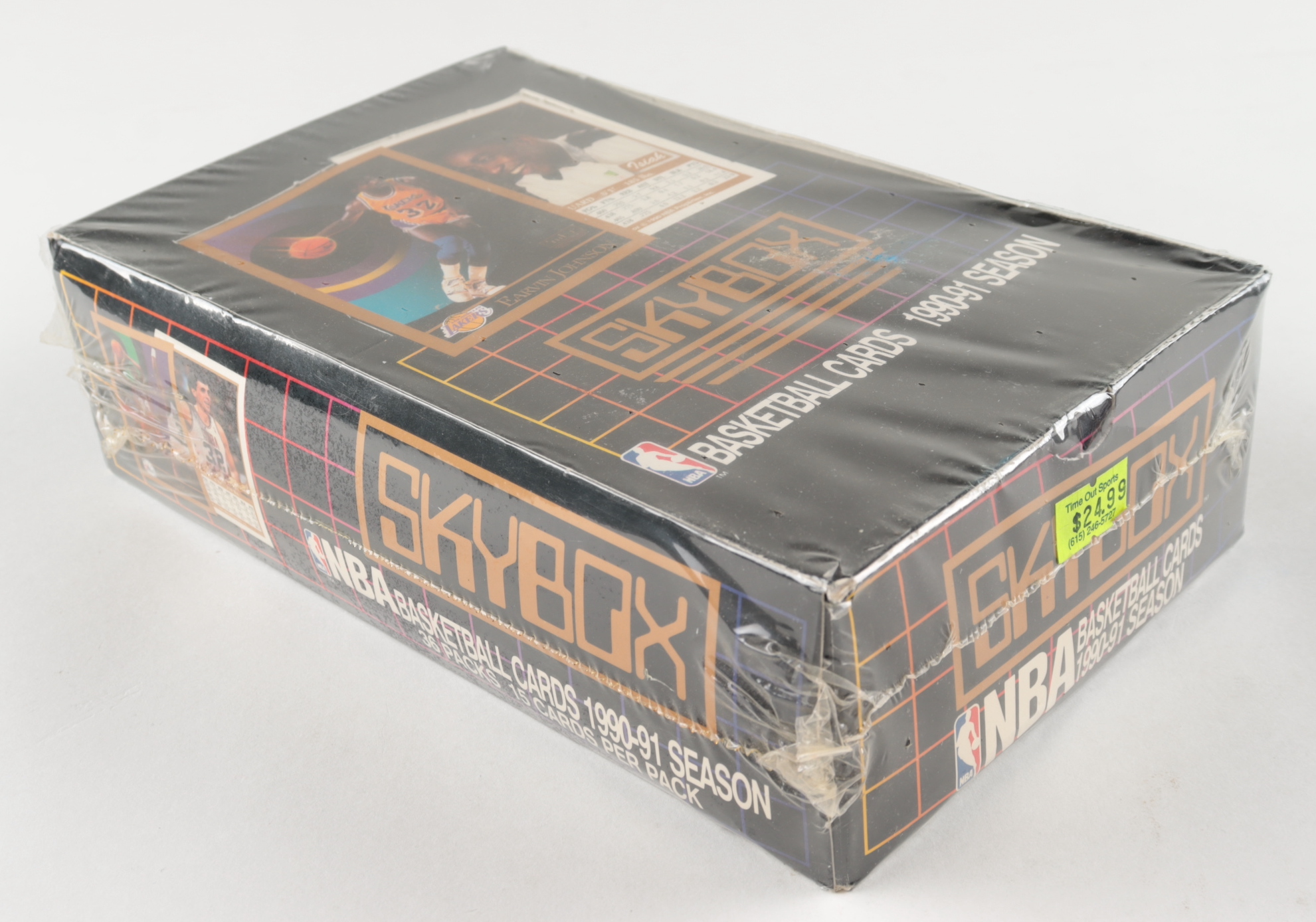 1990 / 91 Skybox Series 1 Basketball Wax Box with (36) Packs at PristineAuction.com 1990 / 91 Skybox Series 1 Basketball Wax Box with (36) Packs at PristineAuction.com