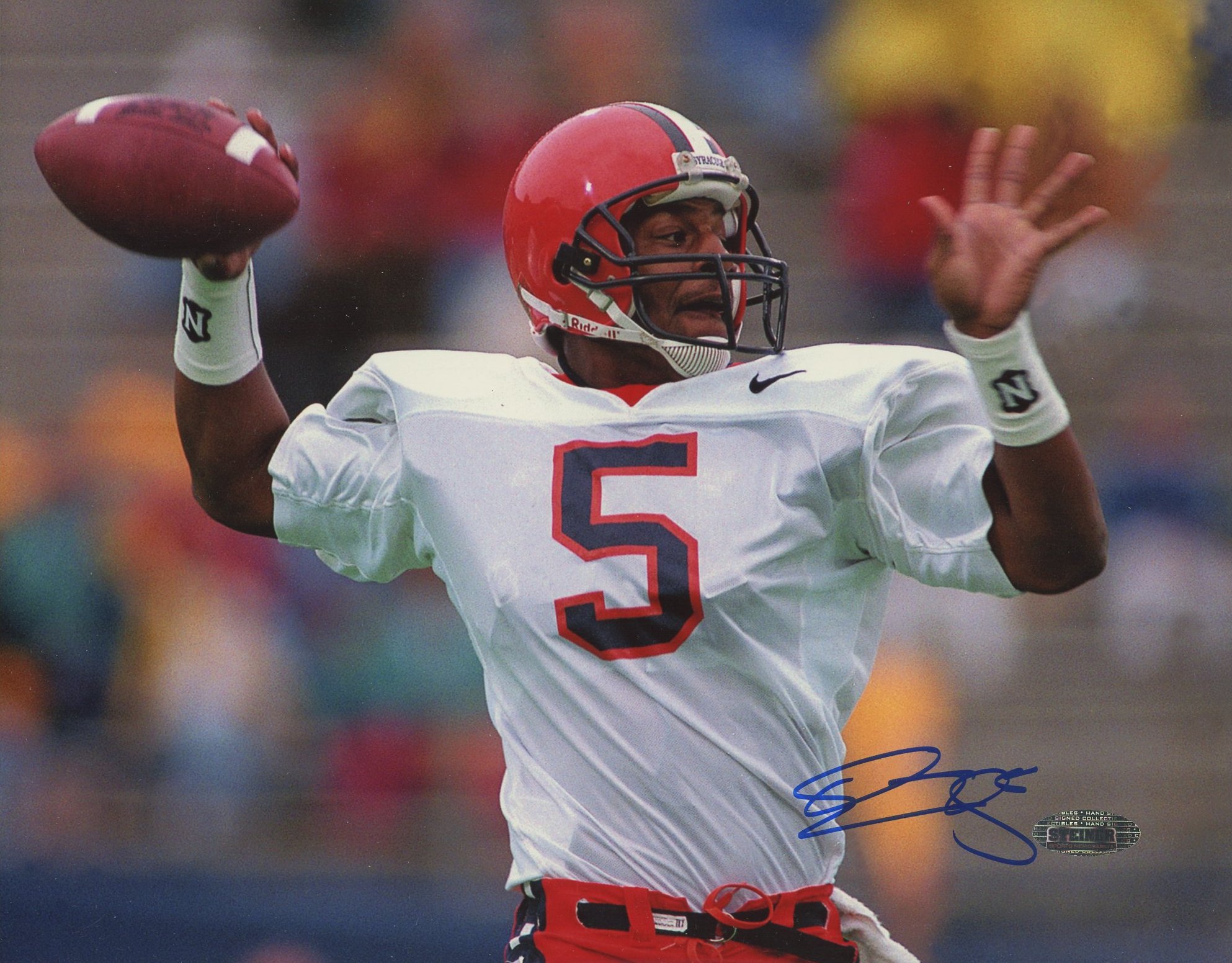 Donovan McNabb Signed Syracuse Orange 8x10 Photo (Steiner) at PristineAuction.com Donovan McNabb Signed Syracuse Orange 8x10 Photo (Steiner) at PristineAuction.com