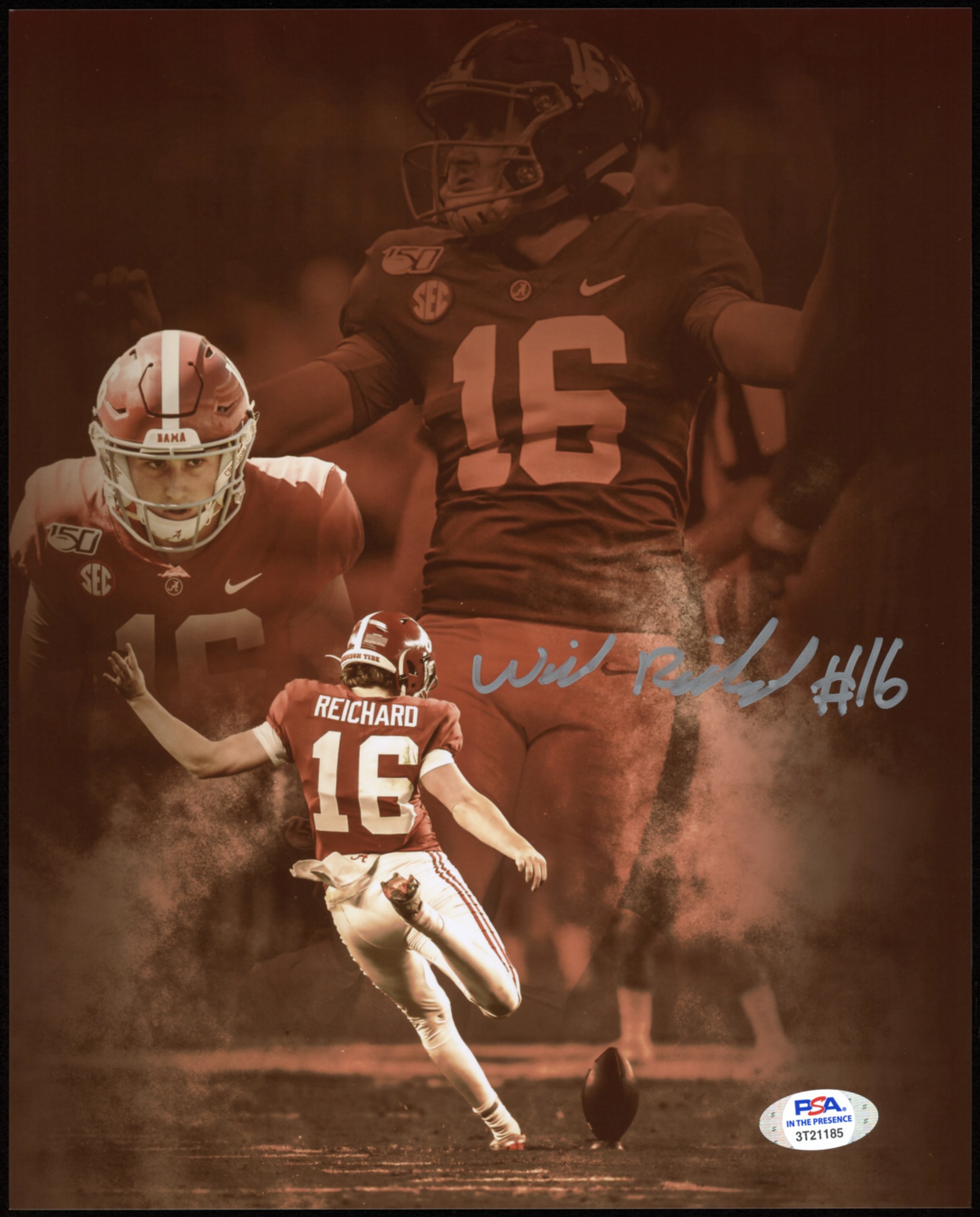 Will Reichard Signed Alabama Crimson Tide 8x10 Photo (PSA COA) at PristineAuction.com Will Reichard Signed Alabama Crimson Tide 8x10 Photo (PSA COA) at PristineAuction.com