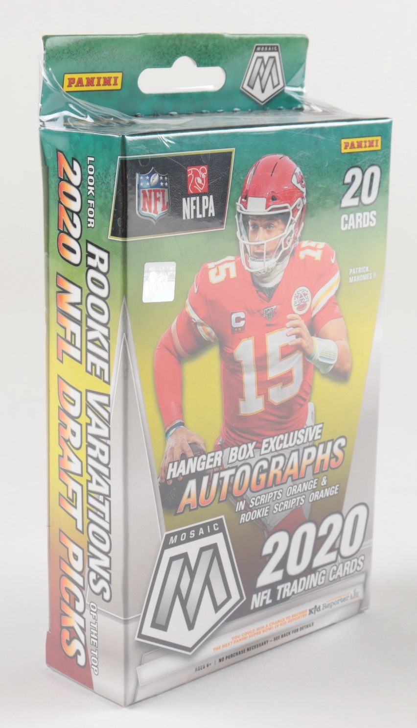 2020 Panini Mosaic Football Hanger Box with (20) Cards at PristineAuction.com 2020 Panini Mosaic Football Hanger Box with (20) Cards at PristineAuction.com