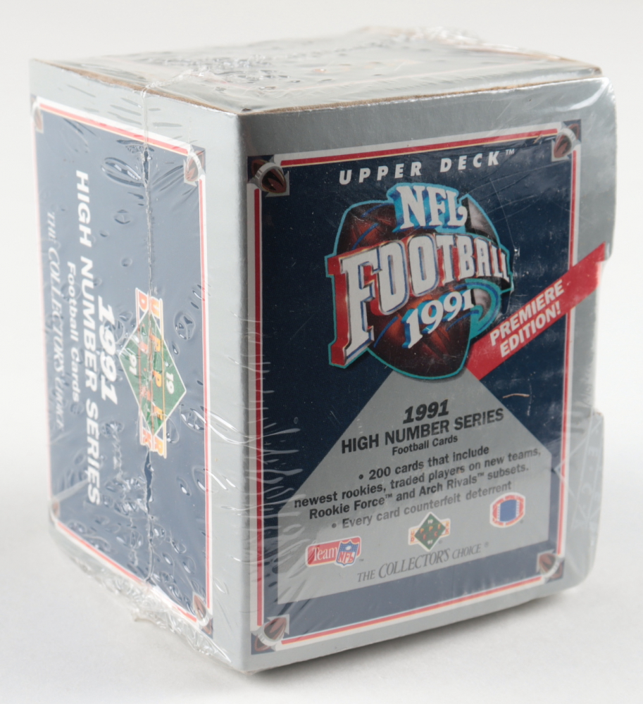 1991 Upper Deck Football Premiere Edition Box of (200) Cards Barnebys