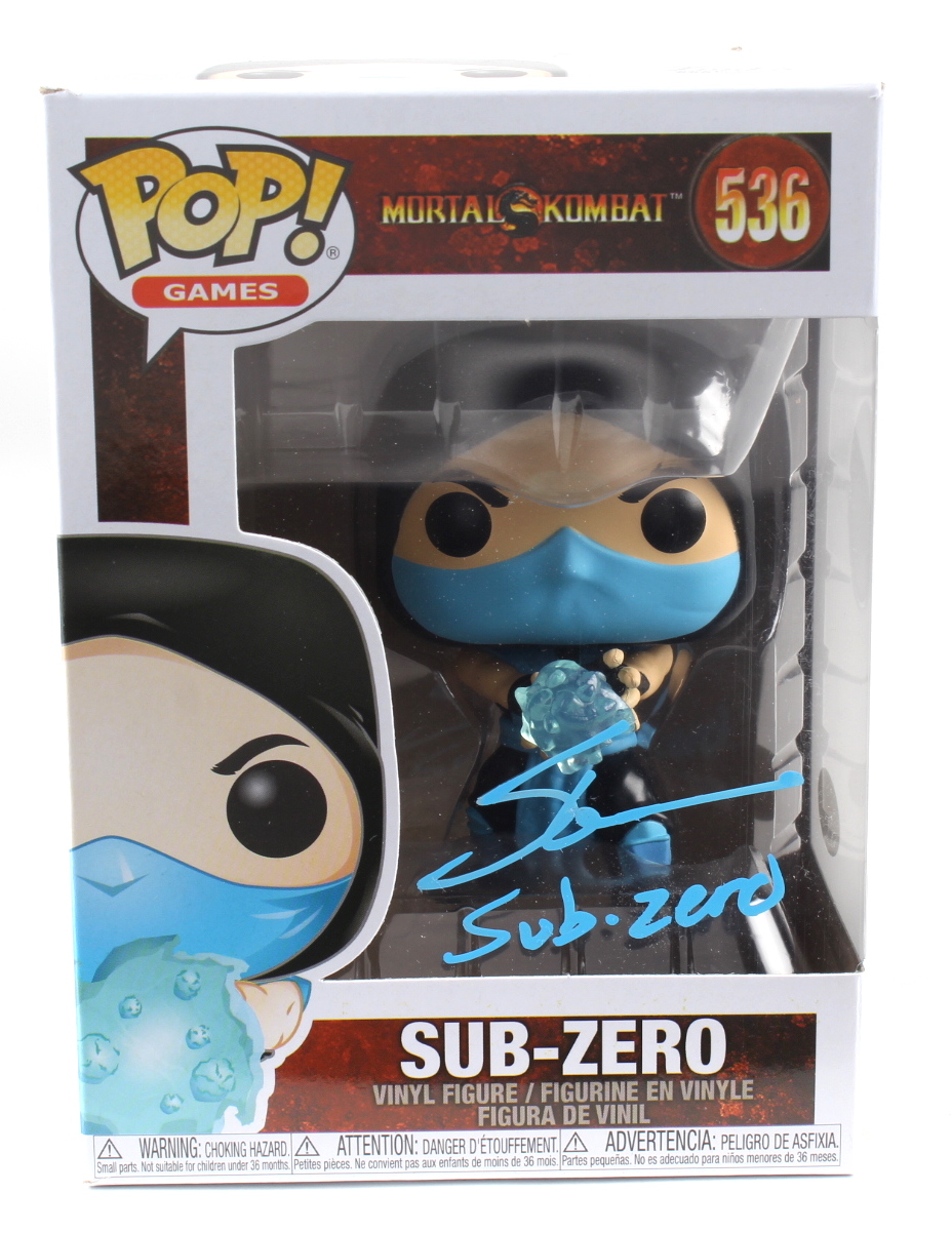 Steve Blum Signed "Mortal Kombat" #536 Sub-Zero Funko Pop! Vinyl Figure Inscribed "Sub-Zero" (JSA COA) at PristineAuction.com Steve Blum Signed "Mortal Kombat" #536 Sub-Zero Funko Pop! Vinyl Figure Inscribed "Sub-Zero" (JSA COA) at PristineAuction.com