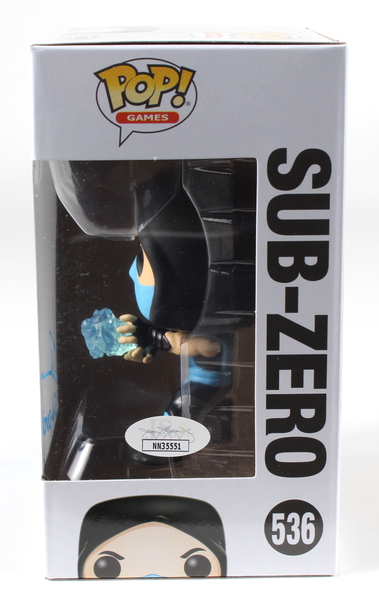 Steve Blum Signed "Mortal Kombat" #536 Sub-Zero Funko Pop! Vinyl Figure Inscribed "Sub-Zero" (JSA COA) at PristineAuction.com Steve Blum Signed "Mortal Kombat" #536 Sub-Zero Funko Pop! Vinyl Figure Inscribed "Sub-Zero" (JSA COA) at PristineAuction.com