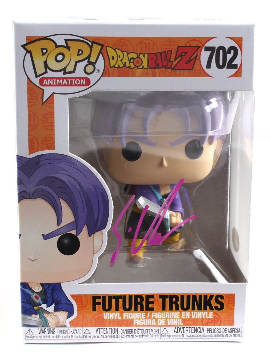Eric Vale Signed "Dragon Ball Z" #702 Future Trunks Funko Pop! Vinyl Figure (JSA COA) at PristineAuction.com Eric Vale Signed "Dragon Ball Z" #702 Future Trunks Funko Pop! Vinyl Figure (JSA COA) at PristineAuction.com