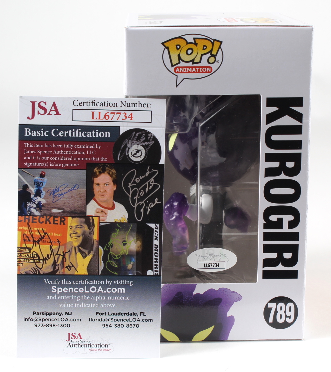 Chuck Huber Signed "My Hero Academia" #789 Kurogiri Funko Pop! Vinyl Figure (JSA COA) at PristineAuction.com Chuck Huber Signed "My Hero Academia" #789 Kurogiri Funko Pop! Vinyl Figure (JSA COA) at PristineAuction.com