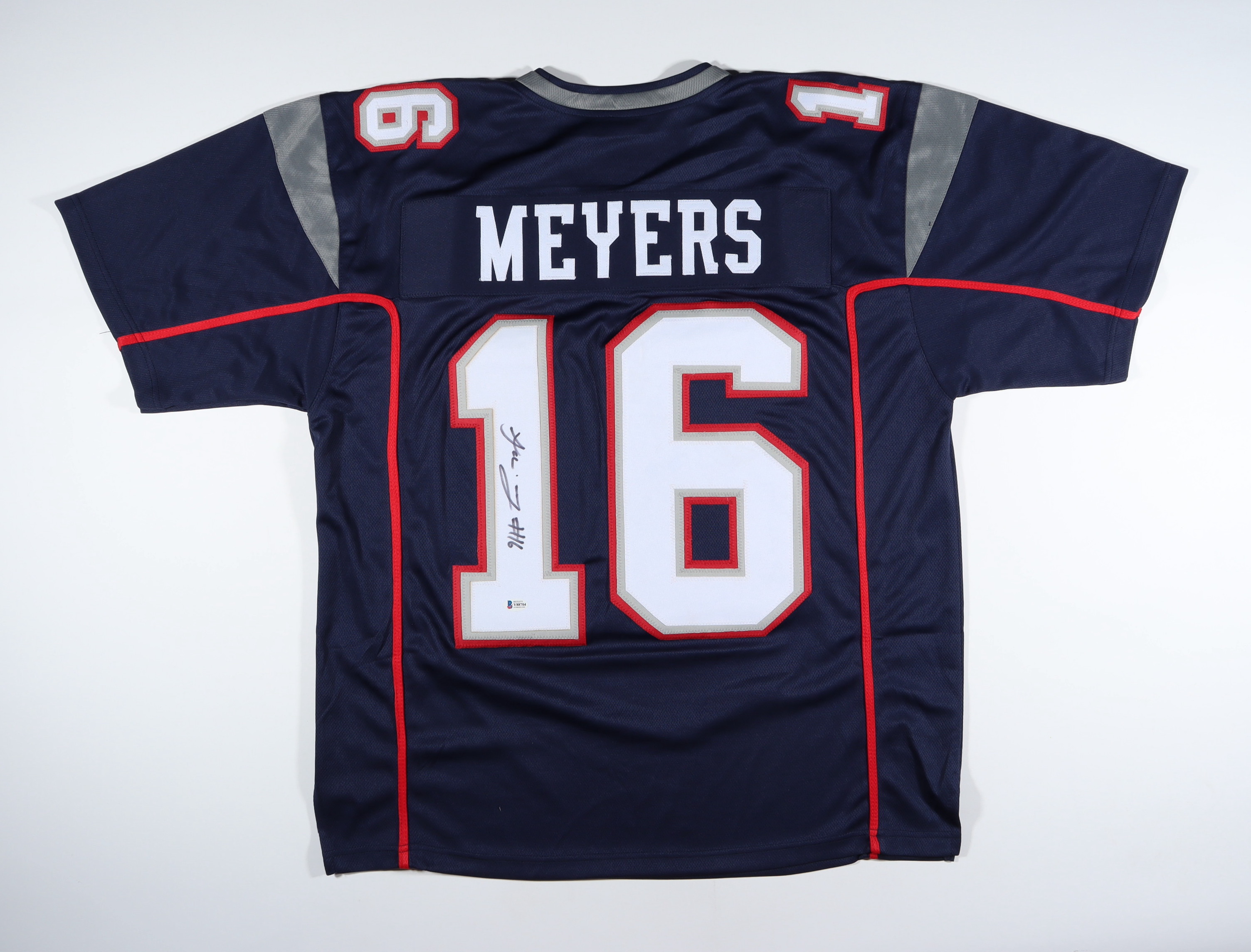 Jakobi Meyers Signed Jersey (Beckett COA) at PristineAuction.com Jakobi Meyers Signed Jersey (Beckett COA) at PristineAuction.com