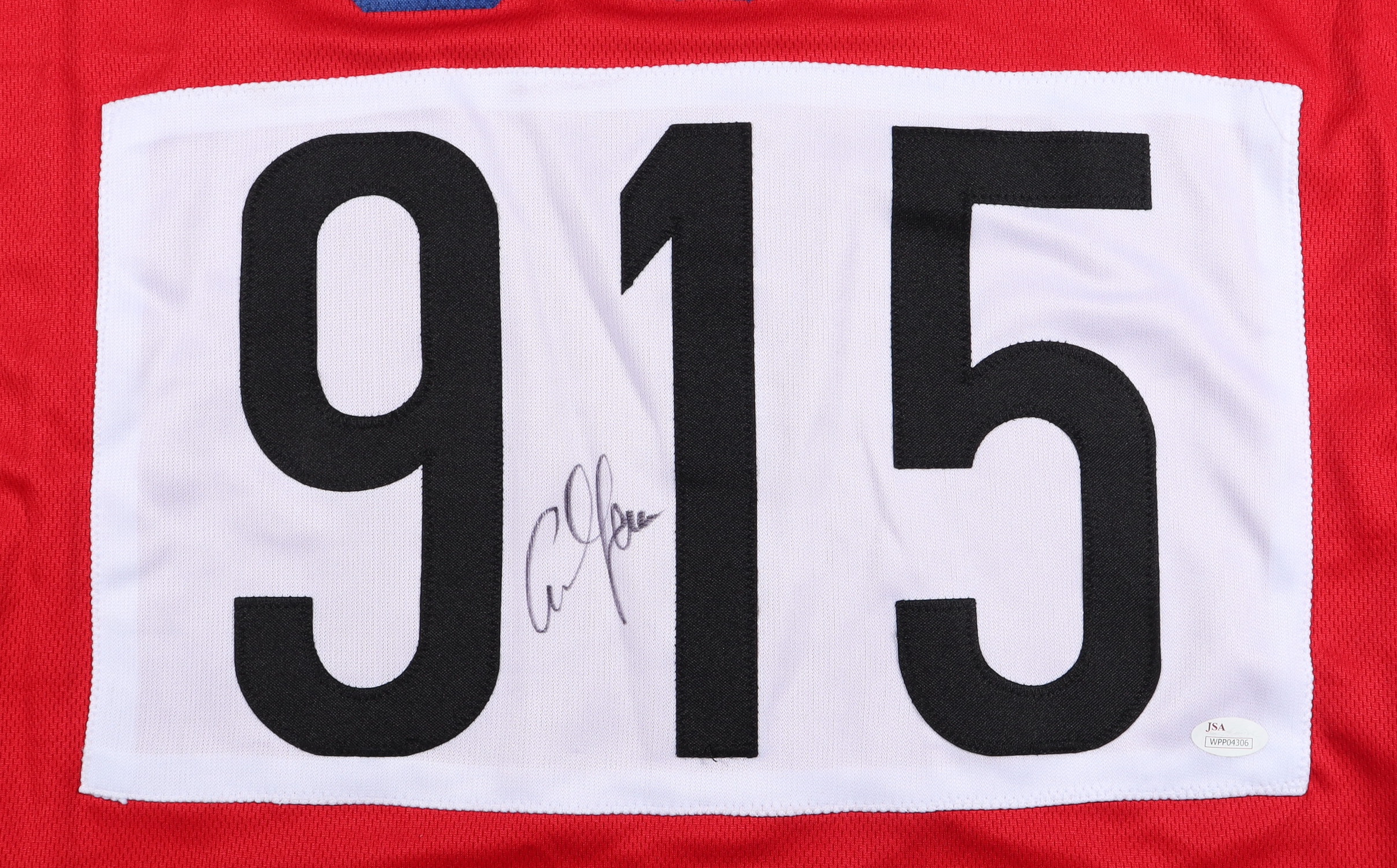 Carl Lewis Signed Jersey (JSA Hologram) at PristineAuction.com Carl Lewis Signed Jersey (JSA Hologram) at PristineAuction.com