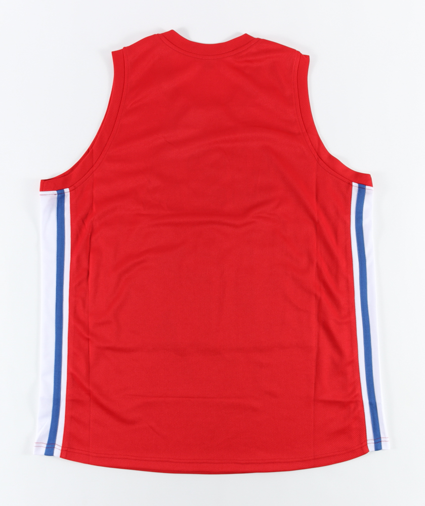 Carl Lewis Signed Jersey (JSA Hologram) at PristineAuction.com Carl Lewis Signed Jersey (JSA Hologram) at PristineAuction.com