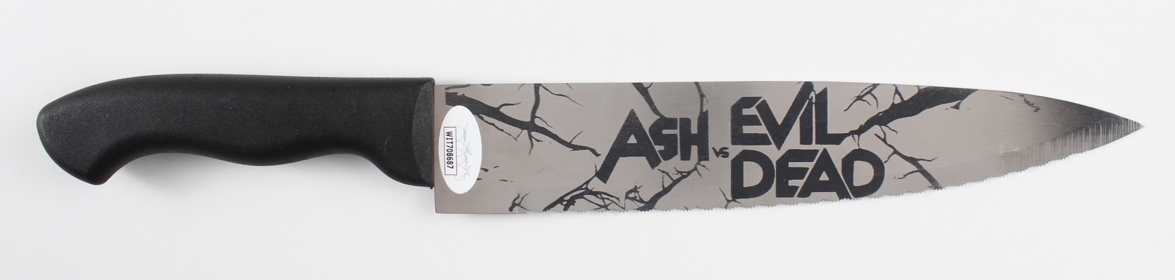 Dana DeLorenzo Signed "Ash vs. Evil Dead" Knife Inscribed "Kelly" (JSA COA) at PristineAuction.com Dana DeLorenzo Signed "Ash vs. Evil Dead" Knife Inscribed "Kelly" (JSA COA) at PristineAuction.com