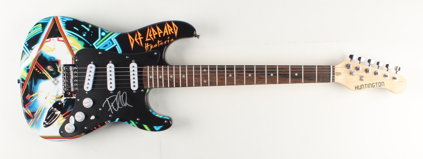 Phil Collen Signed "Def Leppard" Huntington 39" Electric Guitar (JSA COA) at PristineAuction.com Phil Collen Signed "Def Leppard" Huntington 39" Electric Guitar (JSA COA) at PristineAuction.com