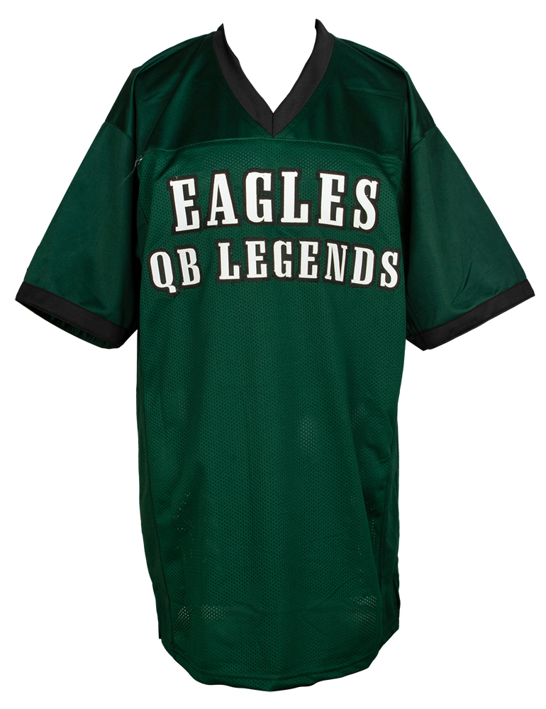 "QB Legends" Jersey Signed by (4) with Ron Jaworski, Randall Cunningham, Donovan McNabb & Michael Vick (JSA) at PristineAuction.com "QB Legends" Jersey Signed by (4) with Ron Jaworski, Randall Cunningham, Donovan McNabb & Michael Vick (JSA) at PristineAuction.com
