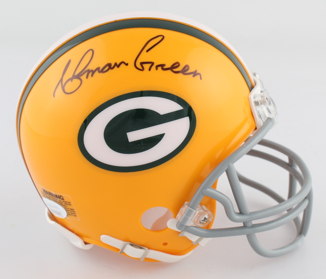 Ahman Green Signed Packers Mini Helmet (JSA COA) at PristineAuction.com Ahman Green Signed Packers Mini Helmet (JSA COA) at PristineAuction.com