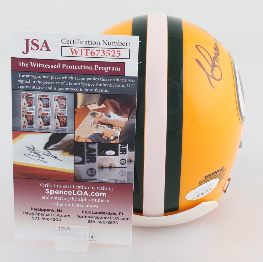 Ahman Green Signed Packers Mini Helmet (JSA COA) at PristineAuction.com Ahman Green Signed Packers Mini Helmet (JSA COA) at PristineAuction.com