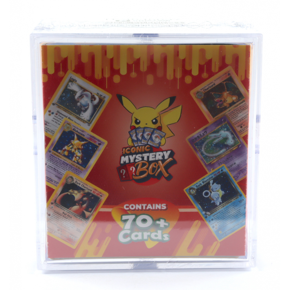 Iconic Pokemon Mystery Box with (70) Cards | Pristine Auction