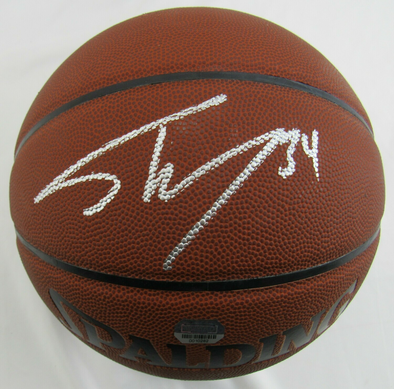 Shaquille O'Neal Signed NBA All Surface Basketball (Mounted Memories Hologram) at PristineAuction.com Shaquille O'Neal Signed NBA All Surface Basketball (Mounted Memories Hologram) at PristineAuction.com