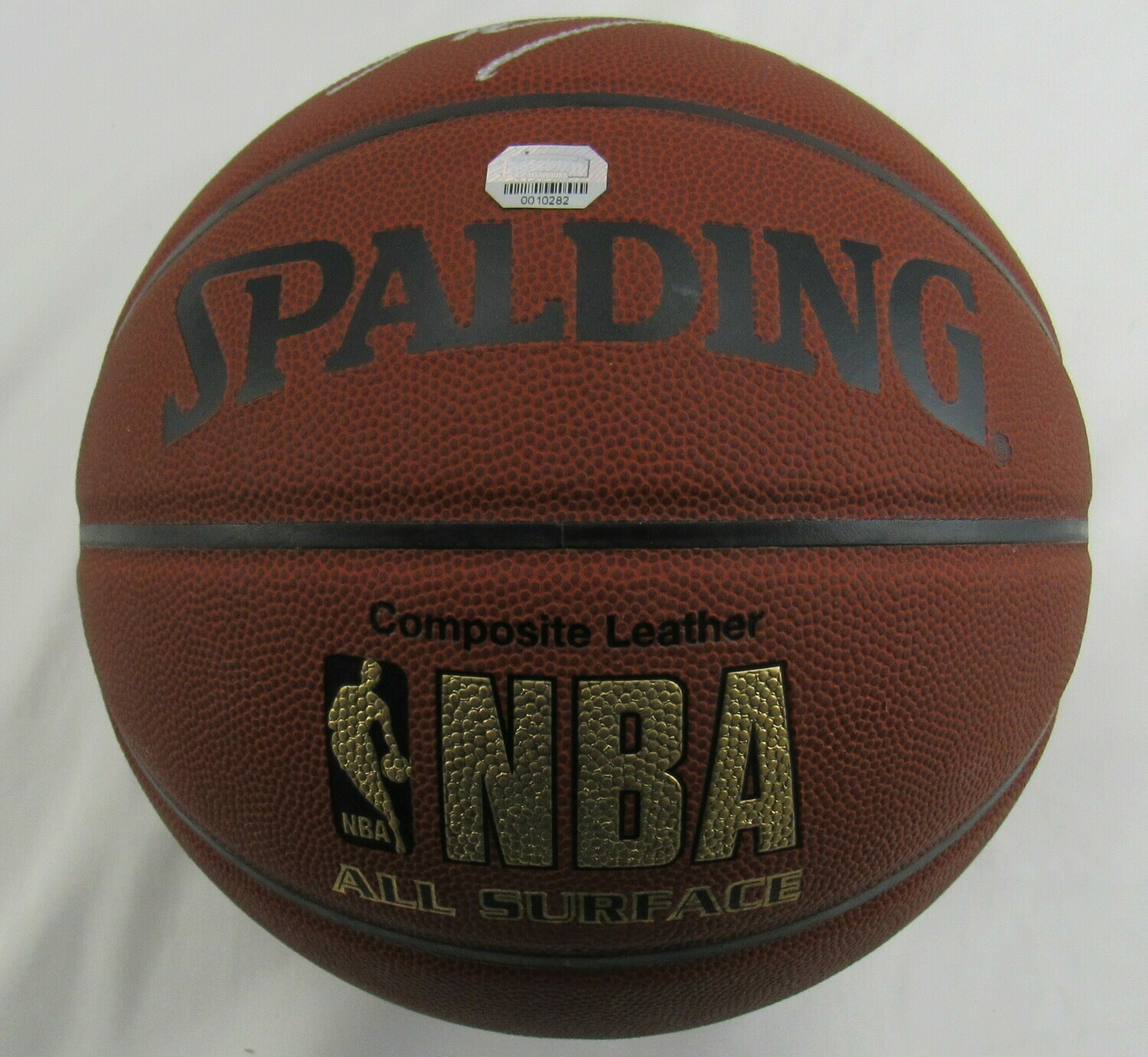 Shaquille O'Neal Signed NBA All Surface Basketball (Mounted Memories Hologram) at PristineAuction.com Shaquille O'Neal Signed NBA All Surface Basketball (Mounted Memories Hologram) at PristineAuction.com