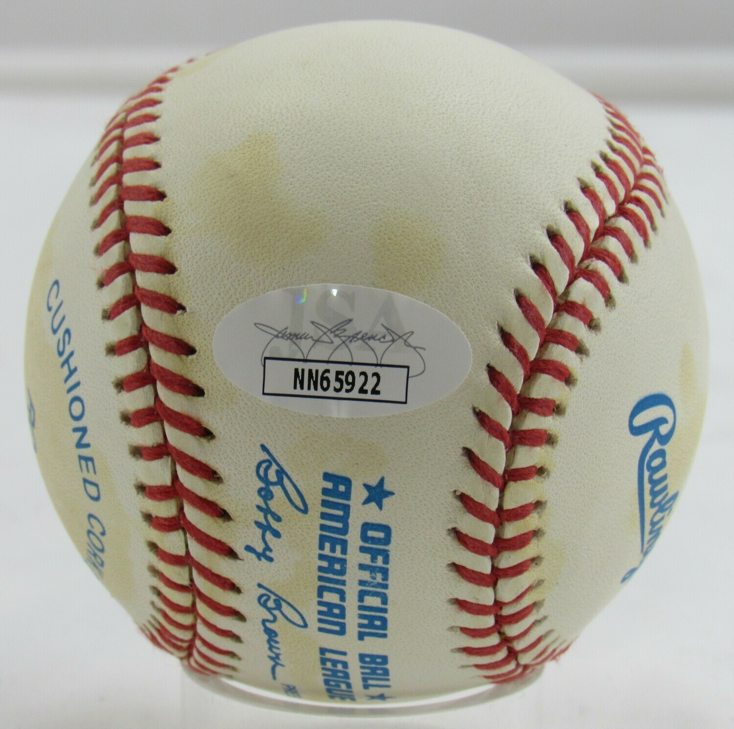Cal Ripken Jr. & Sachio Kinugasa Signed OAL Baseball (JSA Hologram) at PristineAuction.com Cal Ripken Jr. & Sachio Kinugasa Signed OAL Baseball (JSA Hologram) at PristineAuction.com