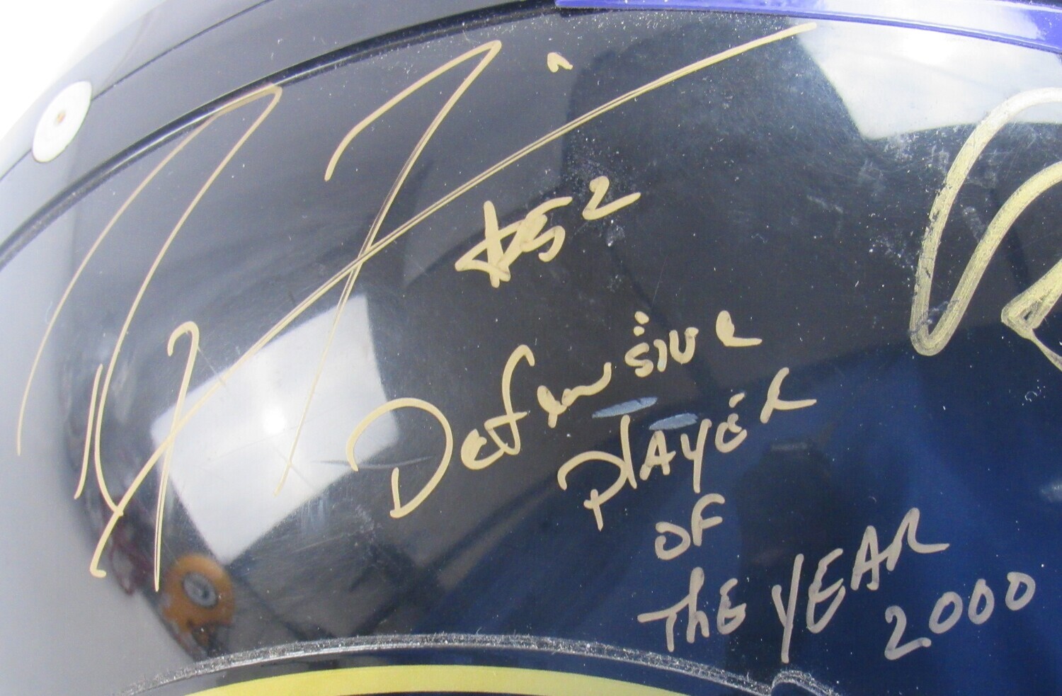 Ray Lewis, Shannon SHarpe & Ozzie Newsome Signed Ravens Full-Size Authentic On-Field Helmet with Multiple Inscriptions (JSA LOA) at PristineAuction.com Ray Lewis, Shannon SHarpe & Ozzie Newsome Signed Ravens Full-Size Authentic On-Field Helmet with Multiple Inscriptions (JSA LOA) at PristineAuction.com