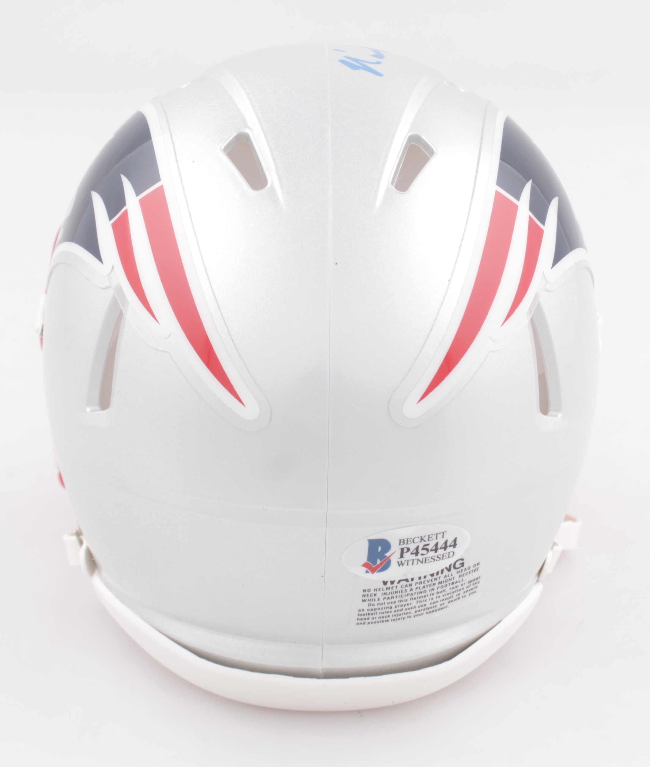 N'Keal Harry Signed Patriots Speed Mini Helmet (Beckett COA) at PristineAuction.com N'Keal Harry Signed Patriots Speed Mini Helmet (Beckett COA) at PristineAuction.com