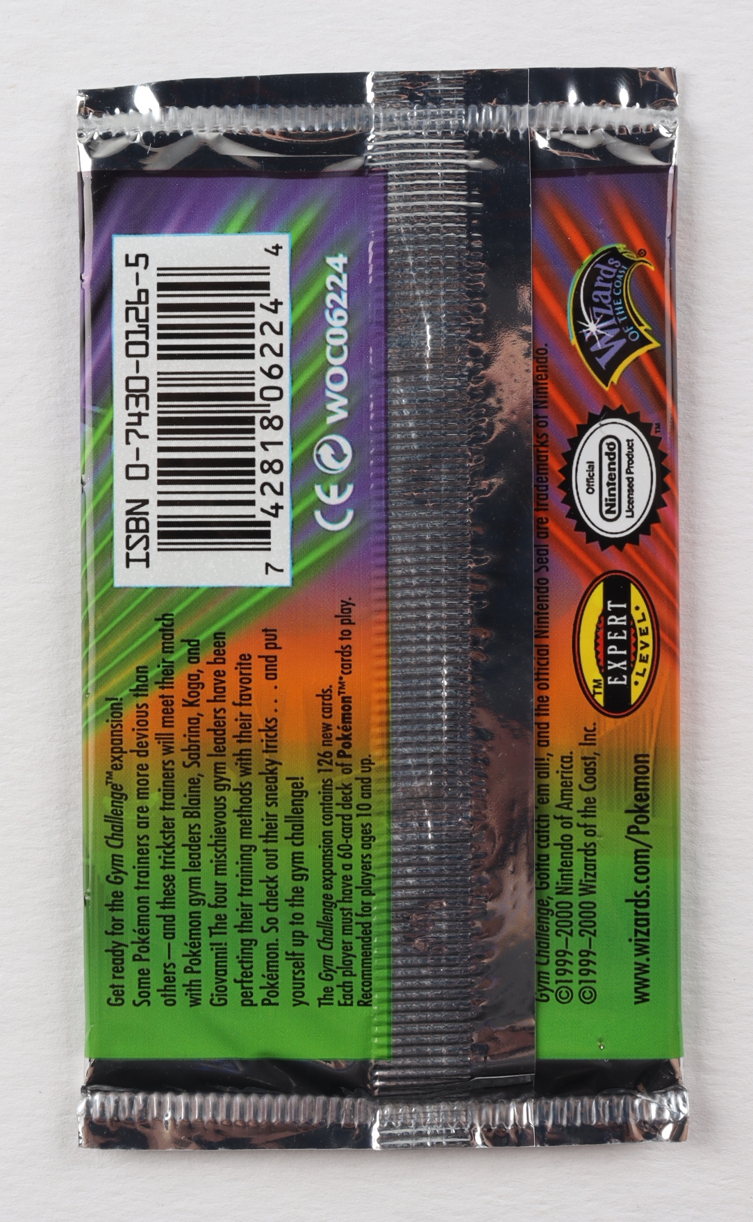 2000 Pokemon TCG Gym Challenge 1st Edition Booster Pack with (11) Cards - Sabrina Art at PristineAuction.com 2000 Pokemon TCG Gym Challenge 1st Edition Booster Pack with (11) Cards - Sabrina Art at PristineAuction.com