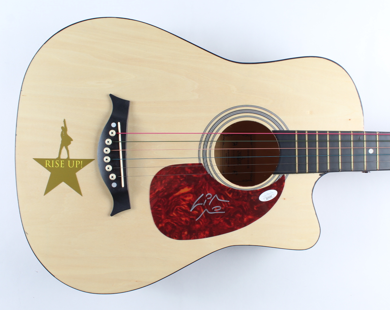 Lin-Manuel "Hamilton" Signed 38" Acoustic Guitar (JSA COA) at PristineAuction.com Lin-Manuel "Hamilton" Signed 38" Acoustic Guitar (JSA COA) at PristineAuction.com
