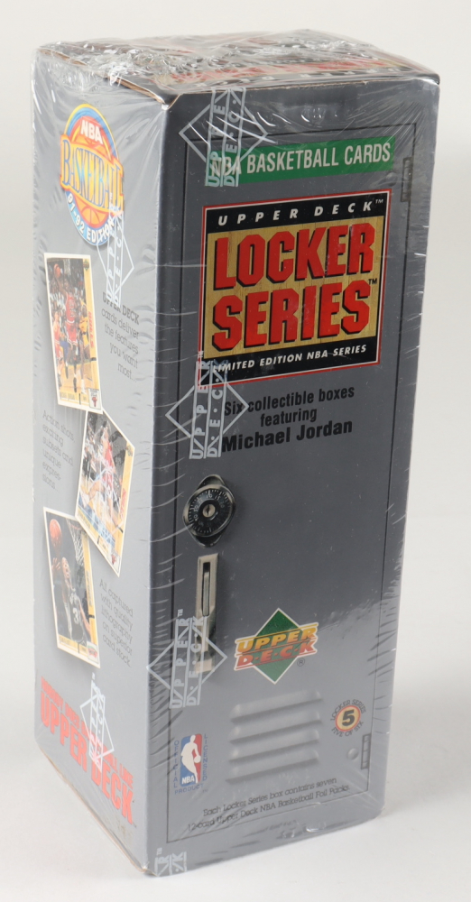 1991 Upper Deck NBA Michael Jordan Locker Series 5 of 6 Box with (7) Packs Pristine Auction