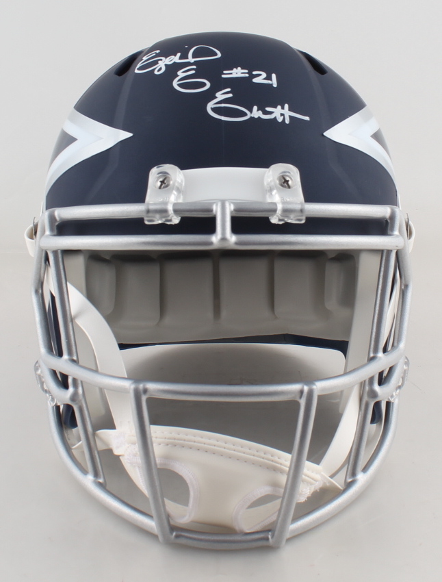 Ezekiel Elliott Signed Cowboys Full-Size AMP Alternate Speed Helmet (Beckett COA) at PristineAuction.com Ezekiel Elliott Signed Cowboys Full-Size AMP Alternate Speed Helmet (Beckett COA) at PristineAuction.com