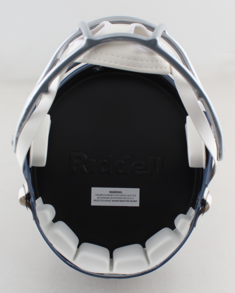 Ezekiel Elliott Signed Cowboys Full-Size AMP Alternate Speed Helmet (Beckett COA) at PristineAuction.com Ezekiel Elliott Signed Cowboys Full-Size AMP Alternate Speed Helmet (Beckett COA) at PristineAuction.com