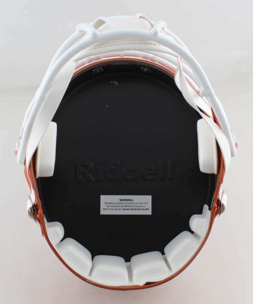 Nick Chubb Signed Browns Full-Size AMP Alternate Speed Helmet (Beckett COA) at PristineAuction.com Nick Chubb Signed Browns Full-Size AMP Alternate Speed Helmet (Beckett COA) at PristineAuction.com