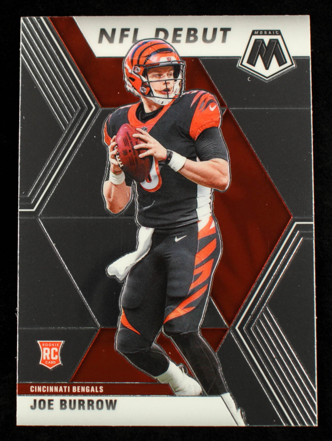 Joe Burrow 2020 Panini Mosaic #261 Debut RC at PristineAuction.com Joe Burrow 2020 Panini Mosaic #261 Debut RC at PristineAuction.com