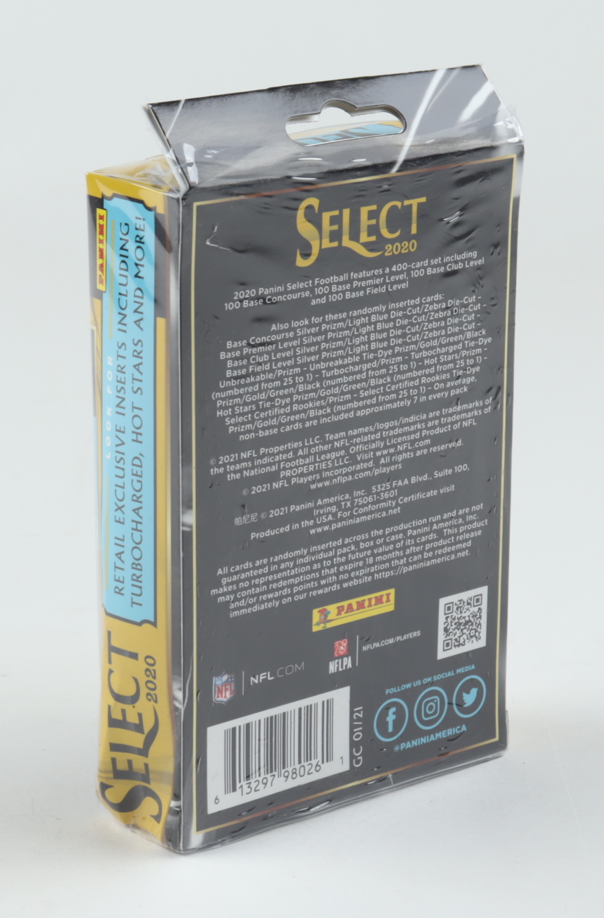 2020 Panini Select Football Hanger Box with (20) Cards at PristineAuction.com 2020 Panini Select Football Hanger Box with (20) Cards at PristineAuction.com