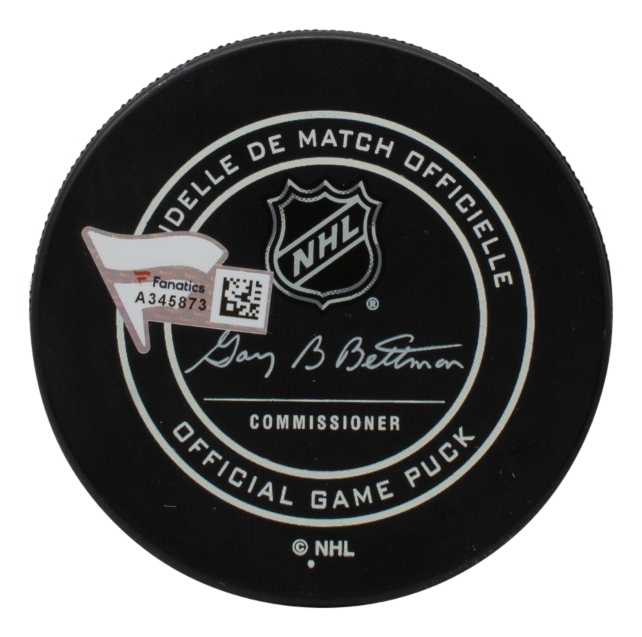 Martin Brodeur Signed 2018 Hockey Hall of Fame Logo Hockey Puck (Fanatics) at PristineAuction.com Martin Brodeur Signed 2018 Hockey Hall of Fame Logo Hockey Puck (Fanatics) at PristineAuction.com