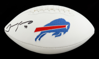 Tremaine Edmunds Signed Bills Logo Football (Beckett) at PristineAuction.com