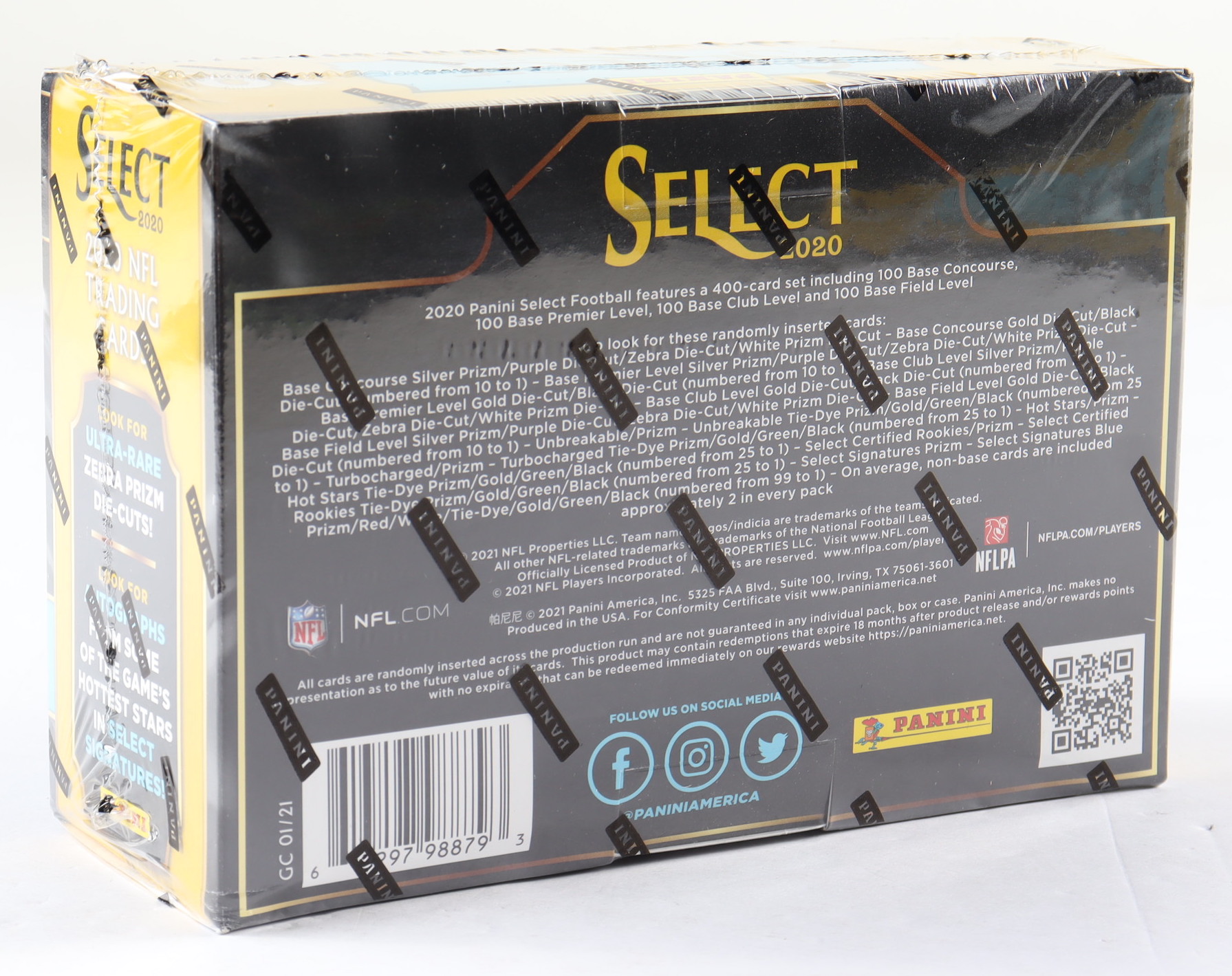 2020 Panini Select Football Trading Cards Mega Box with (10) Packs (See Description) at PristineAuction.com 2020 Panini Select Football Trading Cards Mega Box with (10) Packs (See Description) at PristineAuction.com