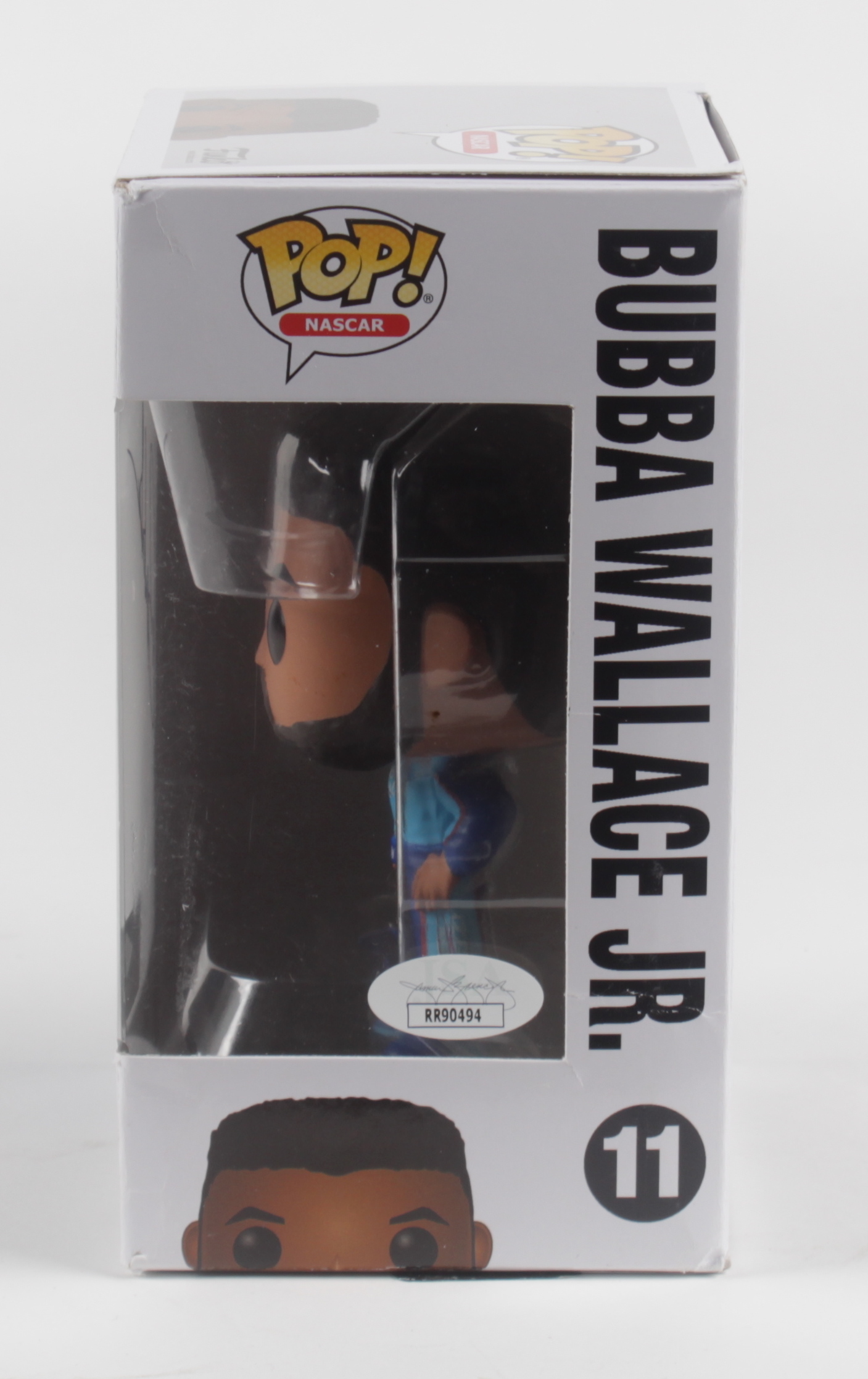 Bubba Wallace Signed #11 NASCAR Funko Pop! Vinyl Figure (JSA) at PristineAuction.com Bubba Wallace Signed #11 NASCAR Funko Pop! Vinyl Figure (JSA) at PristineAuction.com