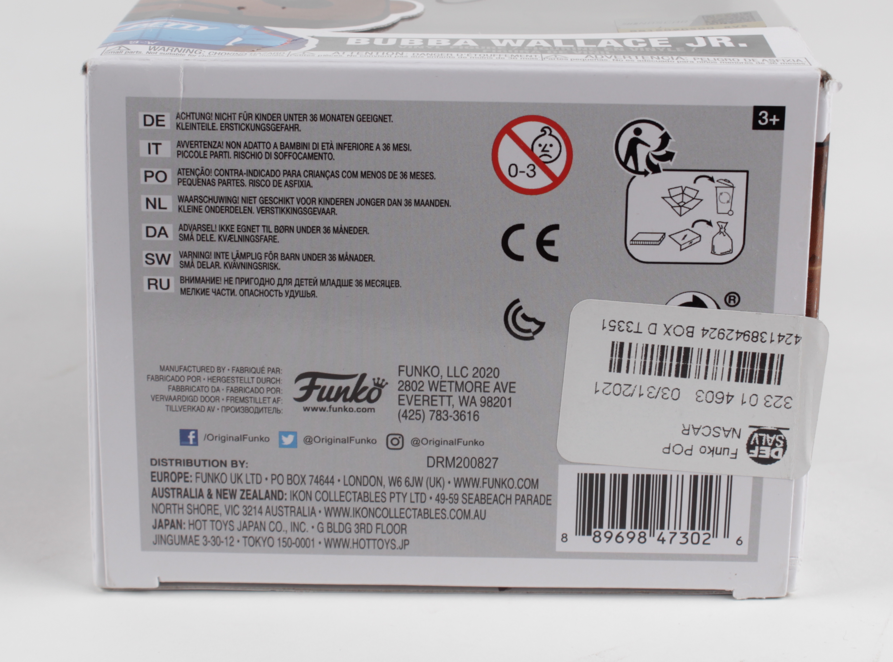 Bubba Wallace Signed #11 NASCAR Funko Pop! Vinyl Figure (JSA) at PristineAuction.com Bubba Wallace Signed #11 NASCAR Funko Pop! Vinyl Figure (JSA) at PristineAuction.com