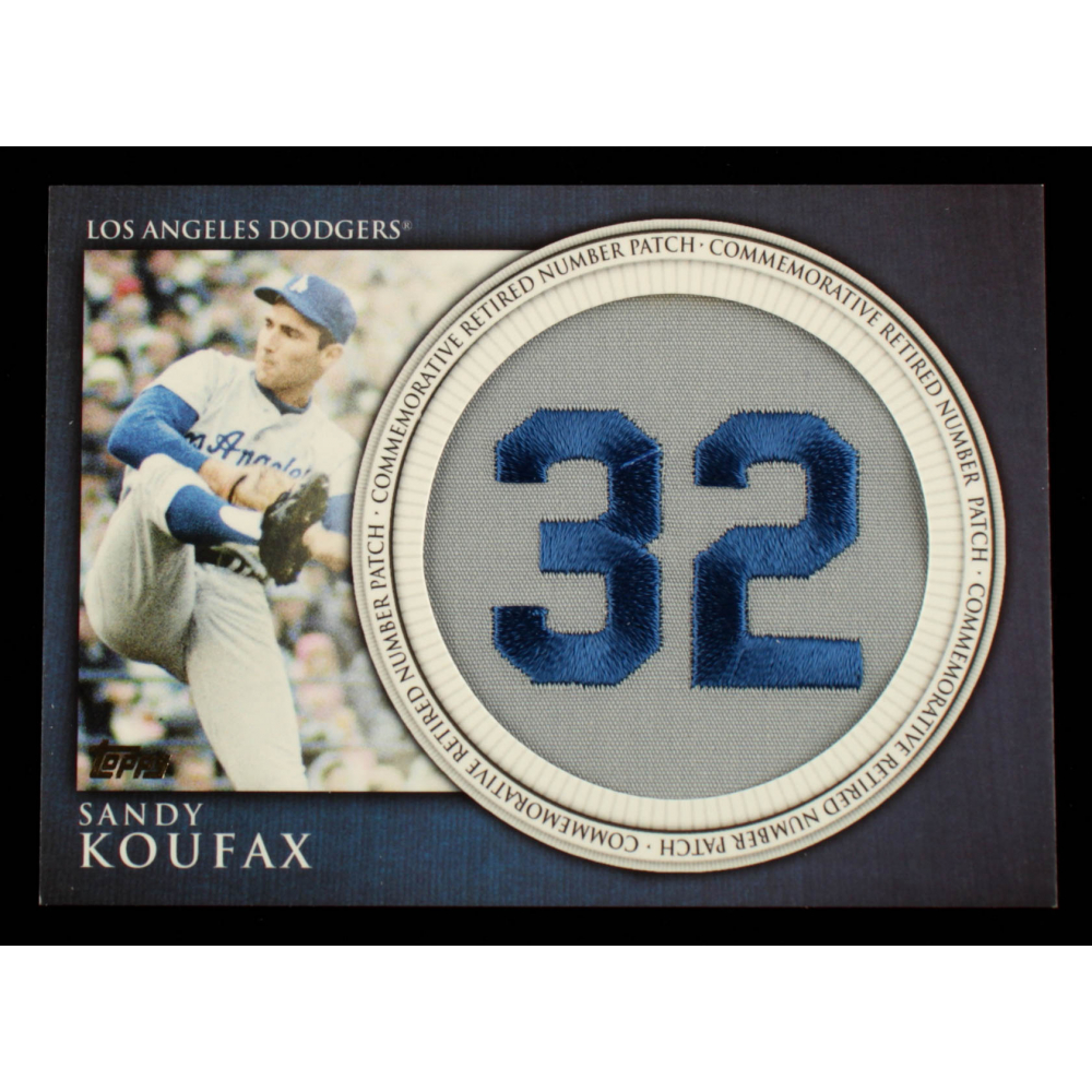 Sandy Koufax 2012 Topps Retired Number Patches SK Pristine Auction