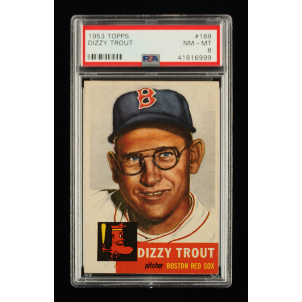 Dizzy Trout 1953 Topps 169 (PSA 8) Pristine Auction