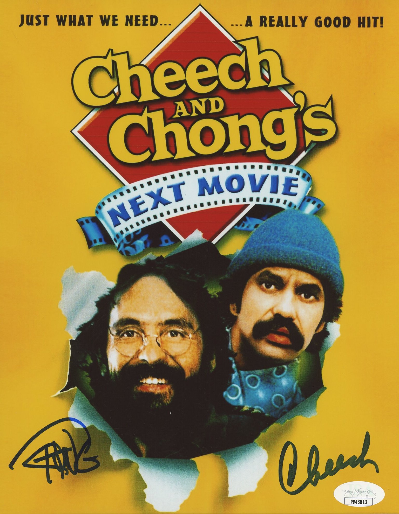 Tommy Chong & Cheech Marin Signed "Cheech & Chong's Next Movie" 8x10 Photo (JSA Hologram) at PristineAuction.com Tommy Chong & Cheech Marin Signed "Cheech & Chong's Next Movie" 8x10 Photo (JSA Hologram) at PristineAuction.com