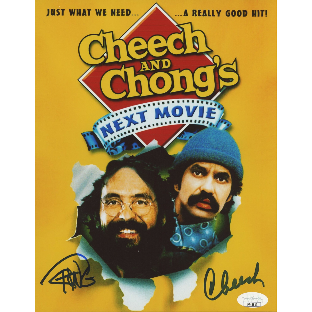 CHEECH MARIN & THOMAS CHONG  cast signed autographed photo COA Hologram main image 1