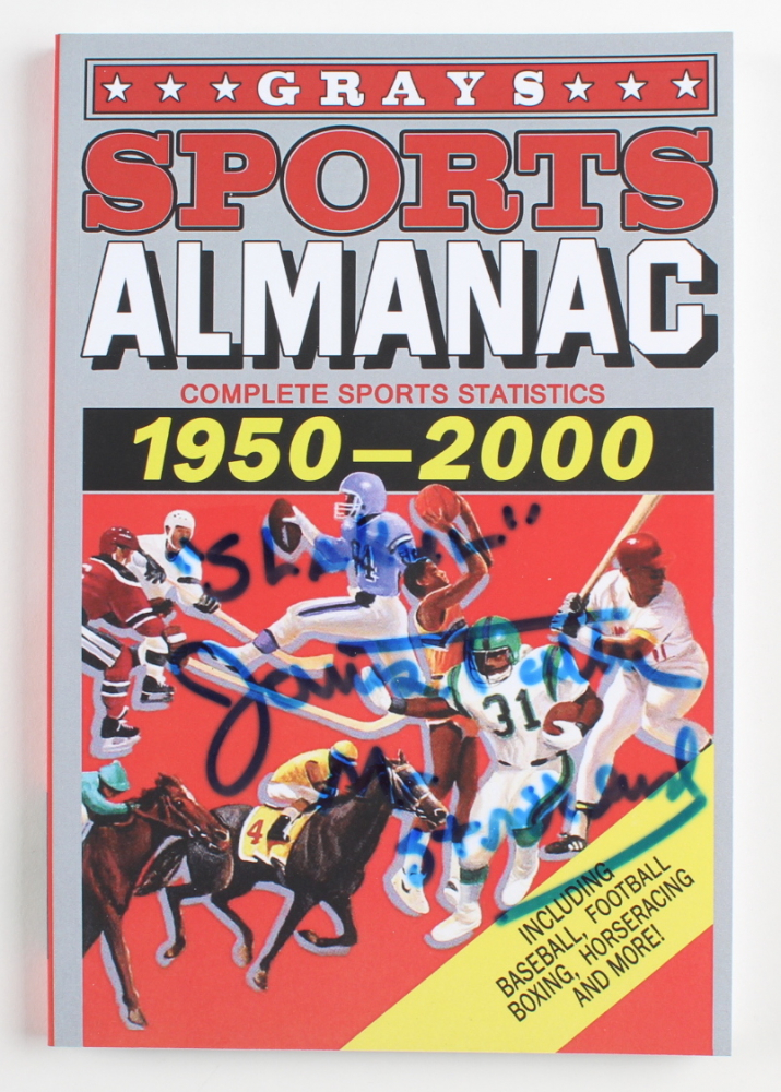 James Tolkan Signed "Back to the Future Part II" Grays Sports Almanac