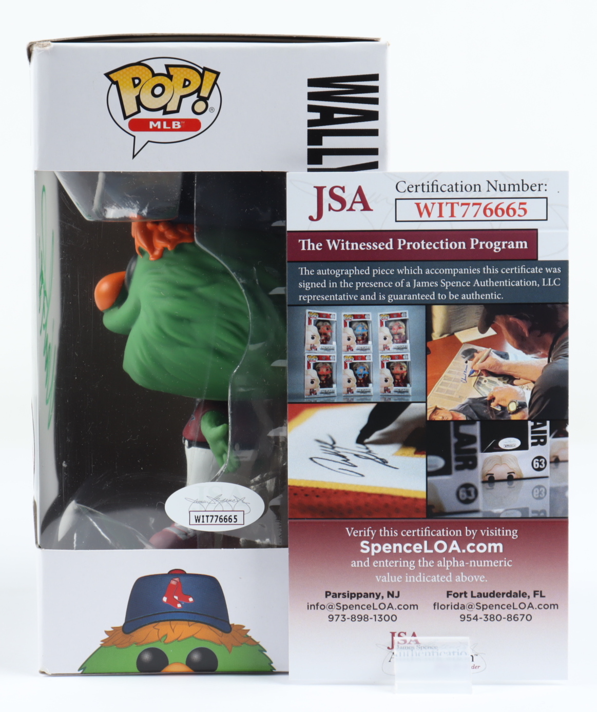 Wade Boggs Signed Wally the Green Monster #07 Funko Pop! Vinyl Figure (JSA COA) (See Description) at PristineAuction.com Wade Boggs Signed Wally the Green Monster #07 Funko Pop! Vinyl Figure (JSA COA) (See Description) at PristineAuction.com
