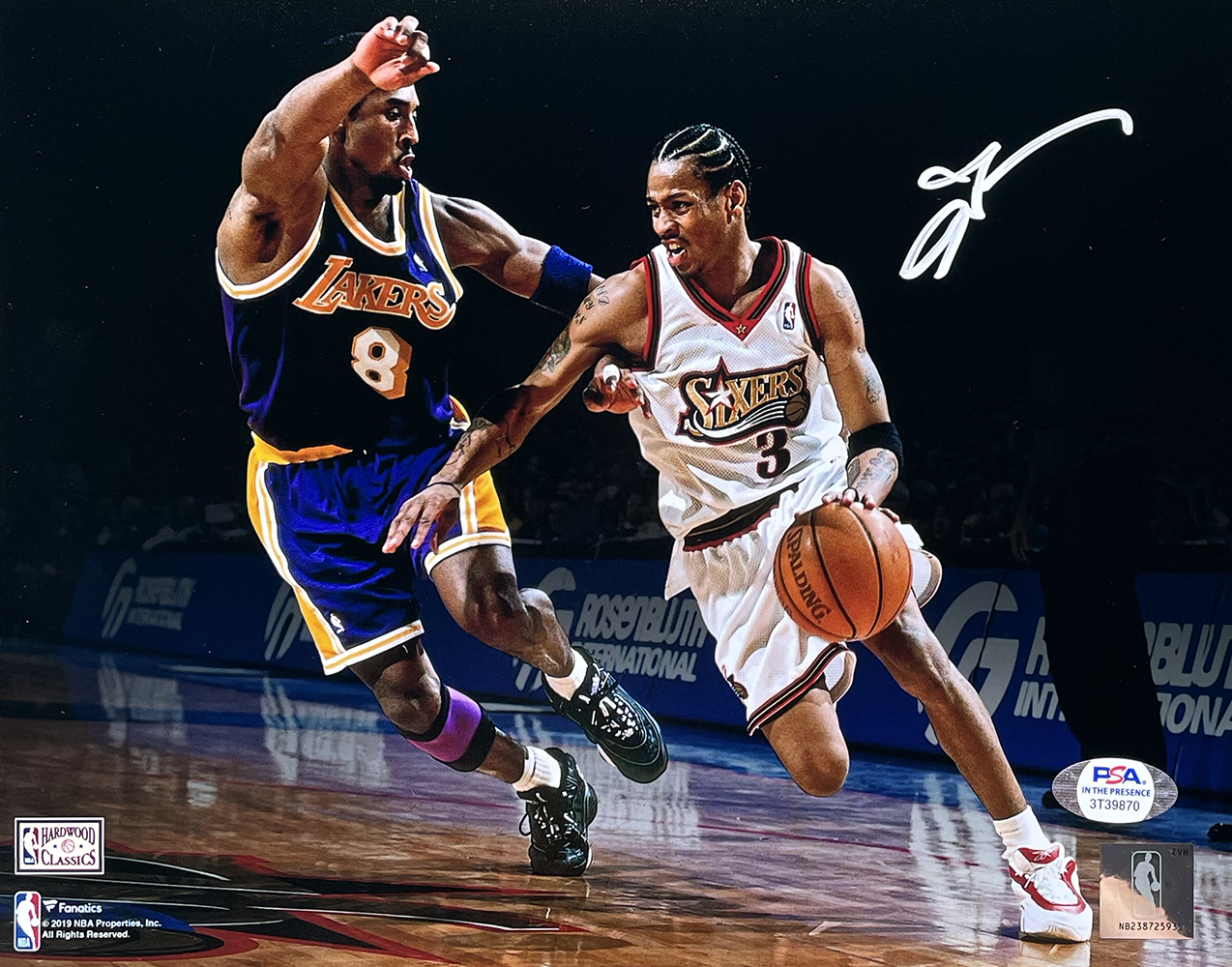 Allen Iverson Signed 76ers 8x10 Photo (PSA) at PristineAuction.com Allen Iverson Signed 76ers 8x10 Photo (PSA) at PristineAuction.com